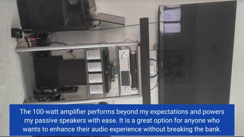 Fosi Audio M04 Subwoofer #Amplifier for Home Theater-Overview