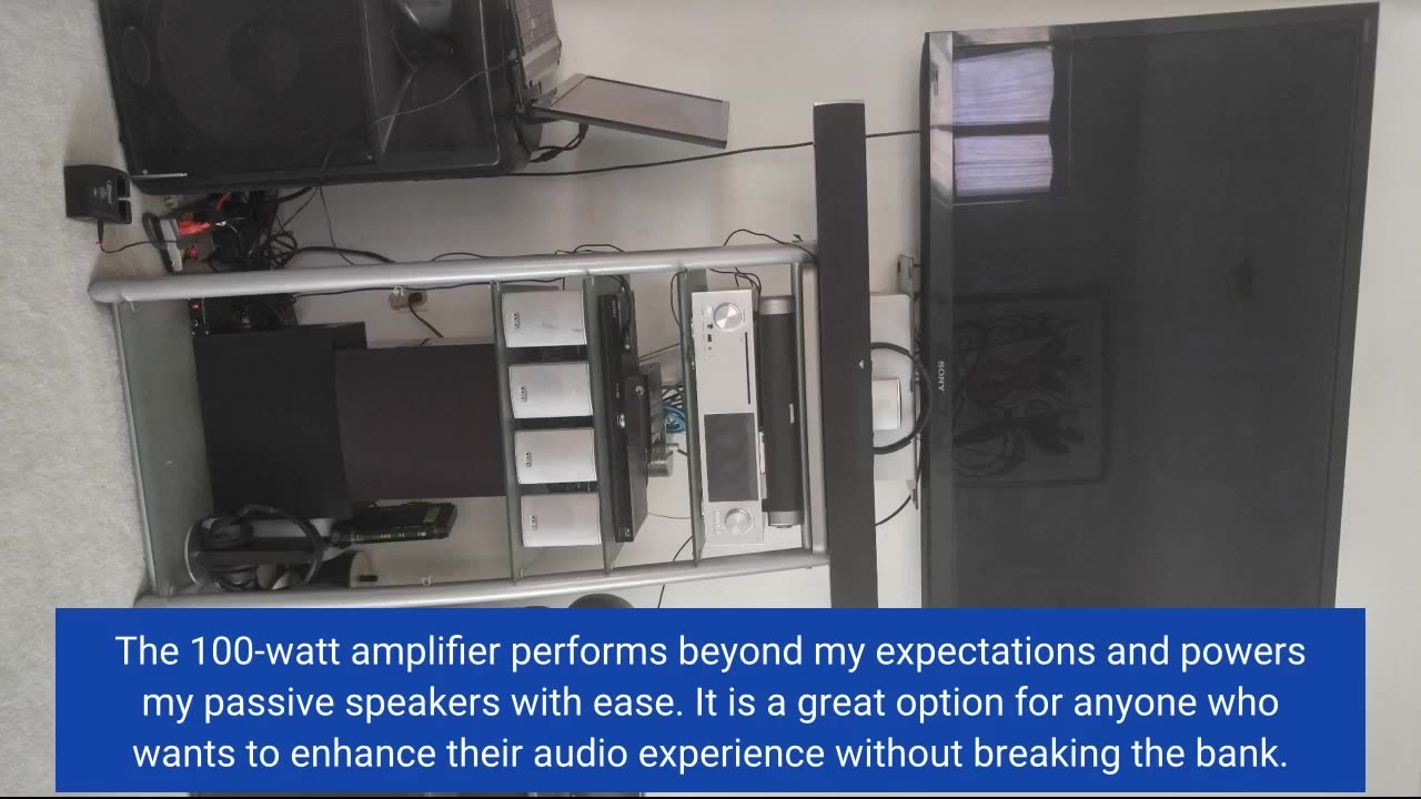 Fosi Audio M04 Subwoofer #Amplifier for Home Theater-Overview
