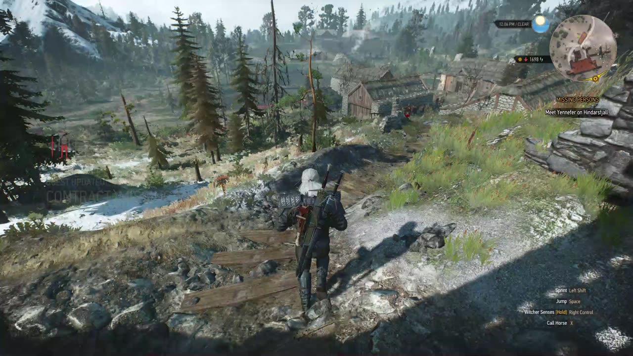 The Witcher 3 contract missing miner part 3 returning to contract giver