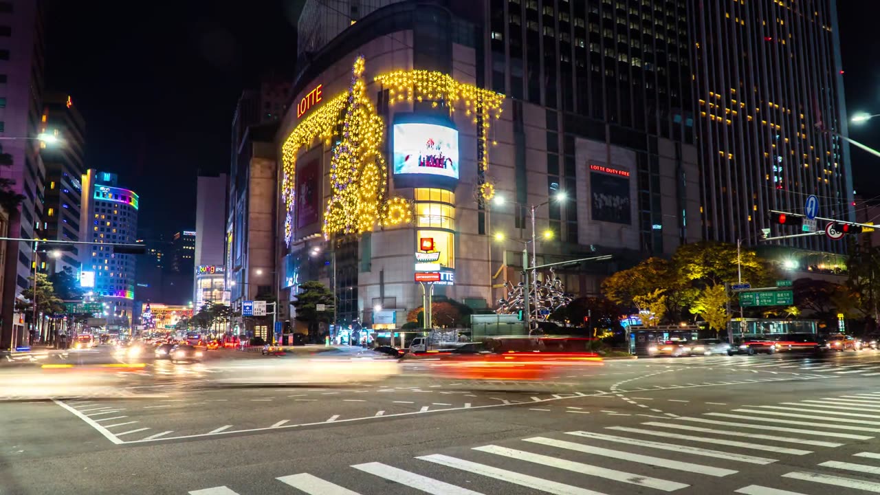 Busy city life🌃 || Night life 🌠 || Timelapse