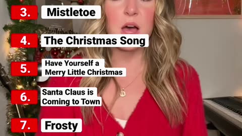 10 Christmas Songs in 54 Seconds