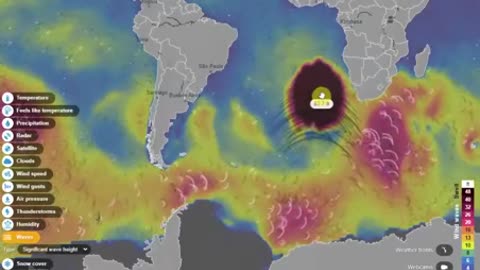 And just like that at 5am the Antartica Anomaly vanishes.