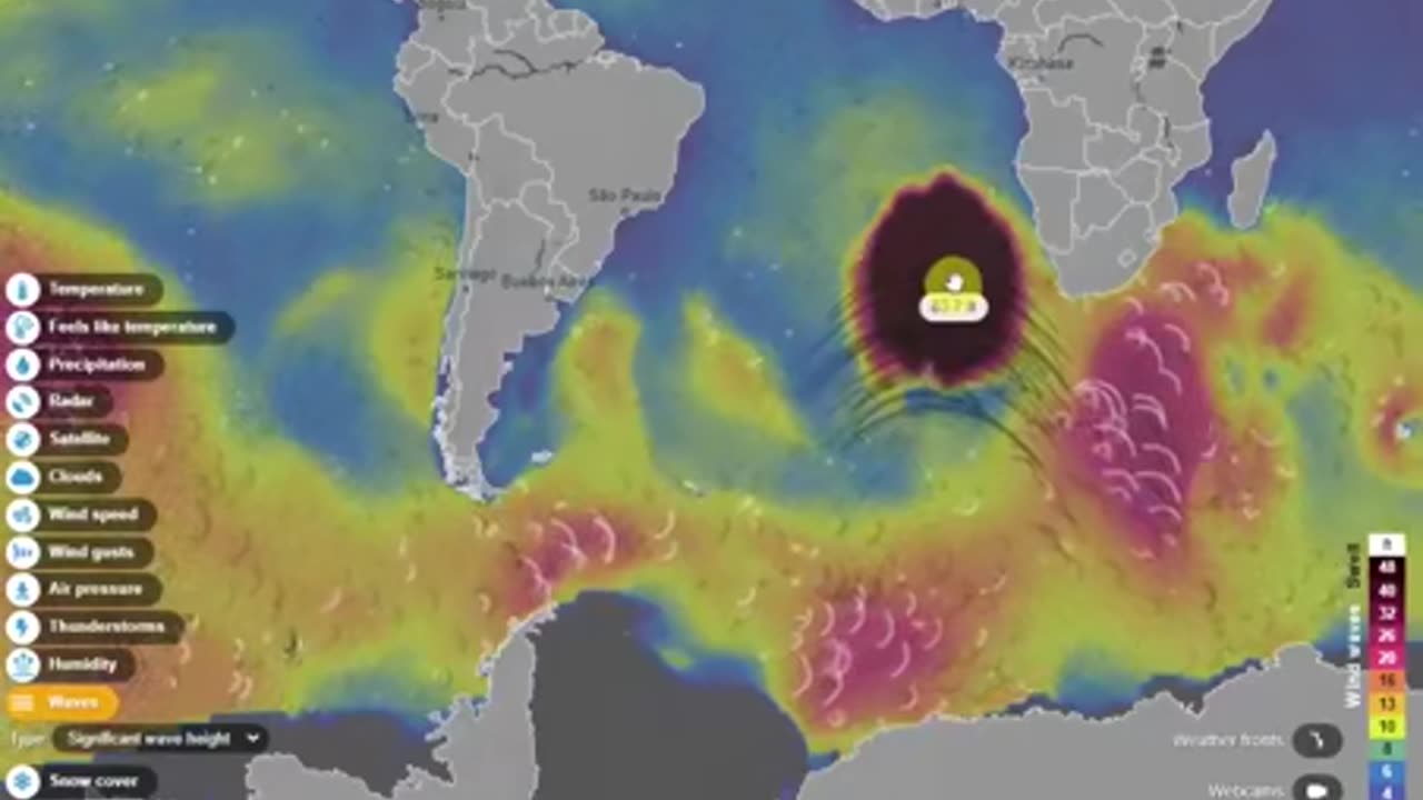 And just like that at 5am the Antartica Anomaly vanishes.