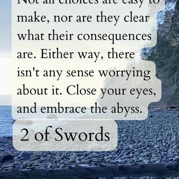 Wheel of Fortune to 2 of Swords 2022-11-23