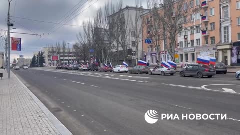 Donetsk rejoices at Russia's decision
