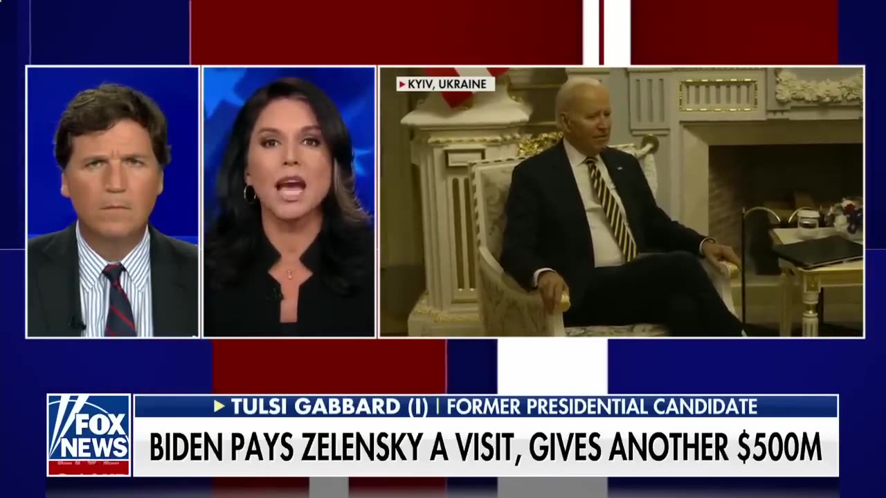 Tulsi Gabbard Americans are being told lies by Biden and Mitch McConnell