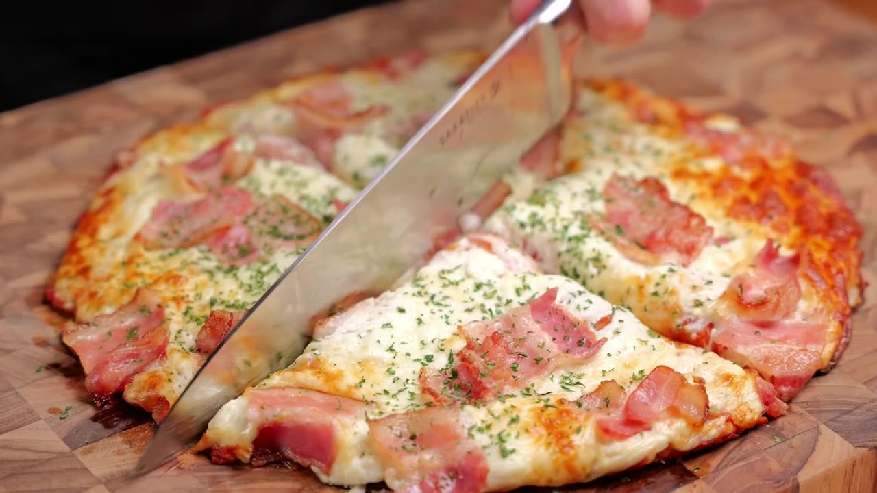 Potato Bacon Cheese Pizza