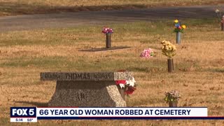 Fox 5 Washington, D.C.: Thieves Steal Woman’s Purse as She Was Visiting Her Son’s Grave