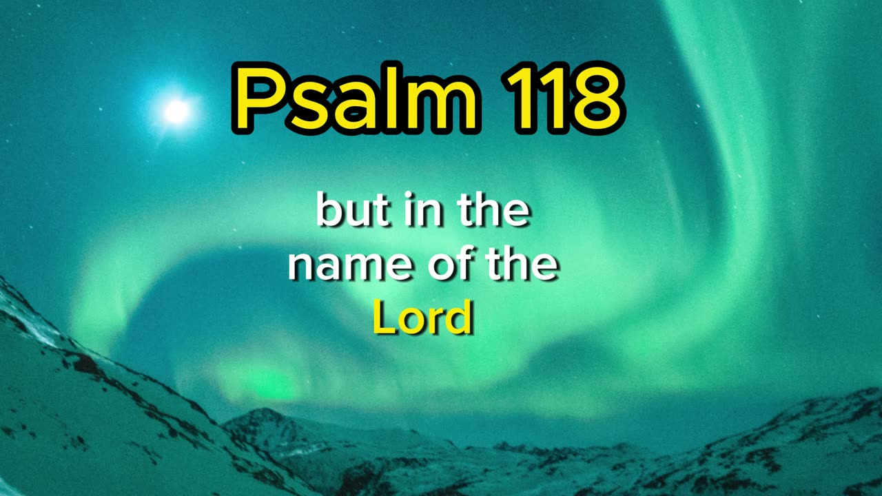 Psalm 118 | Gods strength | Gods Protection