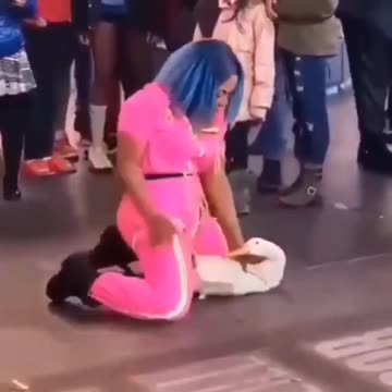 Crazy people showing off their sexuality