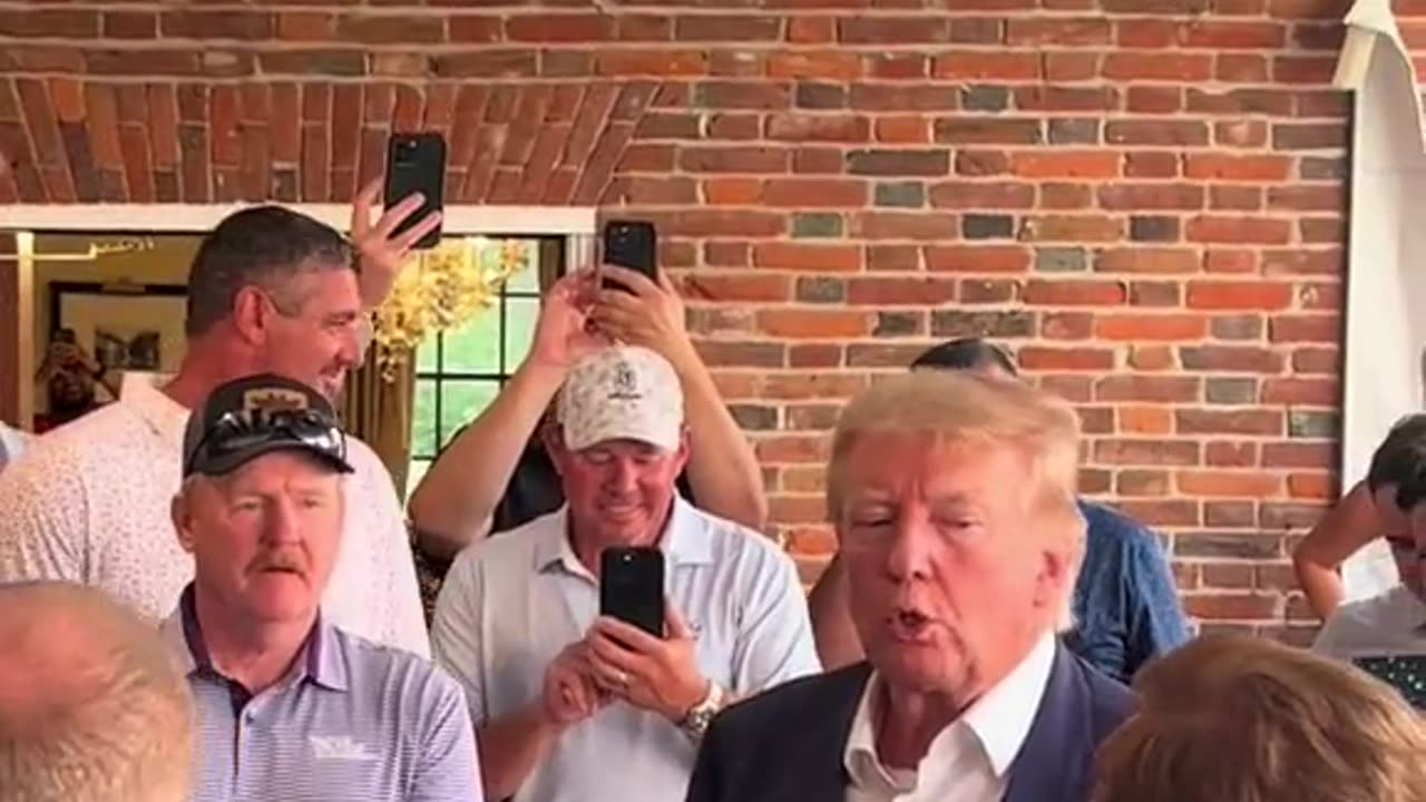 President Trump jamming out to Rich Men North of Richmond