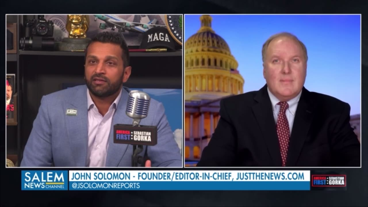 John Solomon gives Kash Patel an update on the IRS whistle blower.