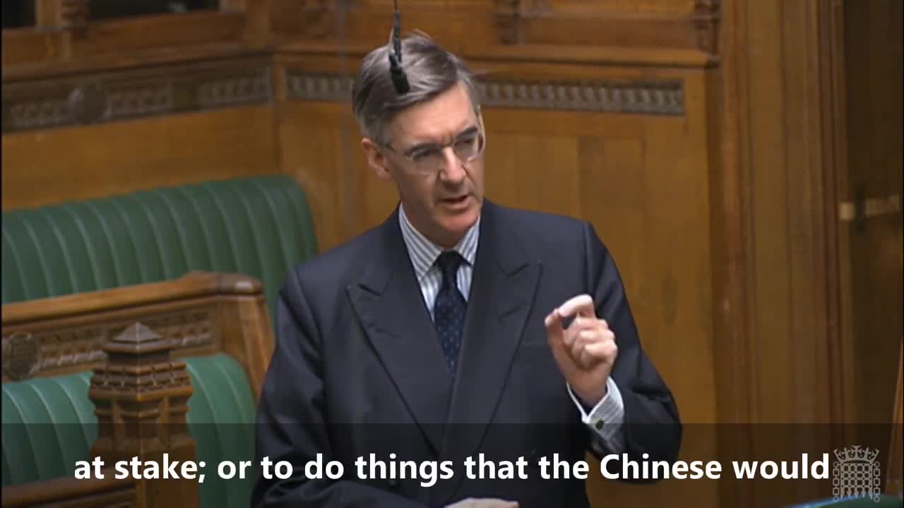 Jacob Rees-Mogg MP - Action On China