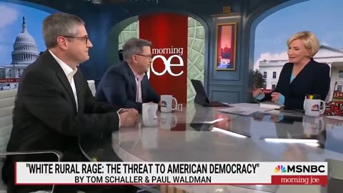 MSNBC guest says "White rural voters" in America are "a threat to democracy."