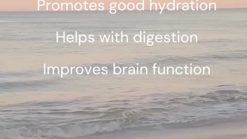 5 Benefits of Drinking Water!