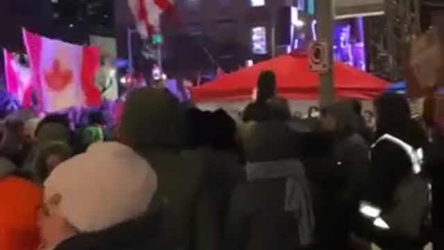 Racist Terrorists with unacceptable views dancing in Ottawa