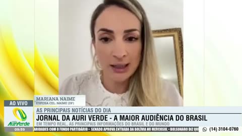 Esposa do Coronel Naime diz estar aliviada com relatório da CPI do DF sobre 8/1: 'É imparcial'