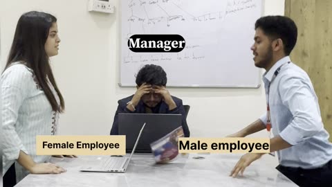 Daily Scene in Office