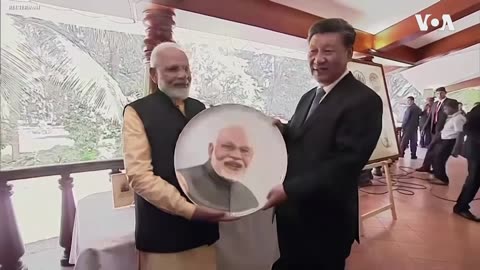 China's Xi, Indian PM Modi Give Each Other Gifts - Voice of America