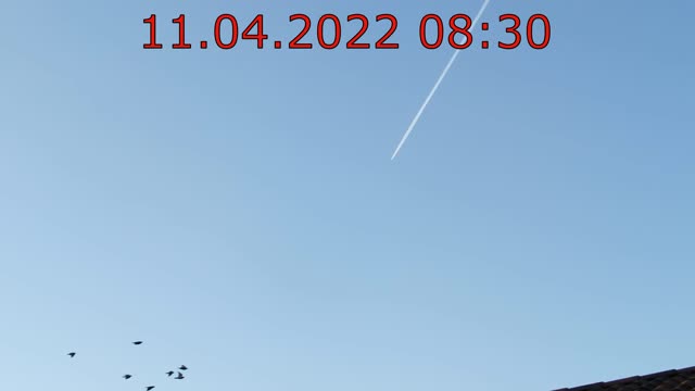 Live Chemtrails du 11.04.2022 dans les Alpes de Haute Provence