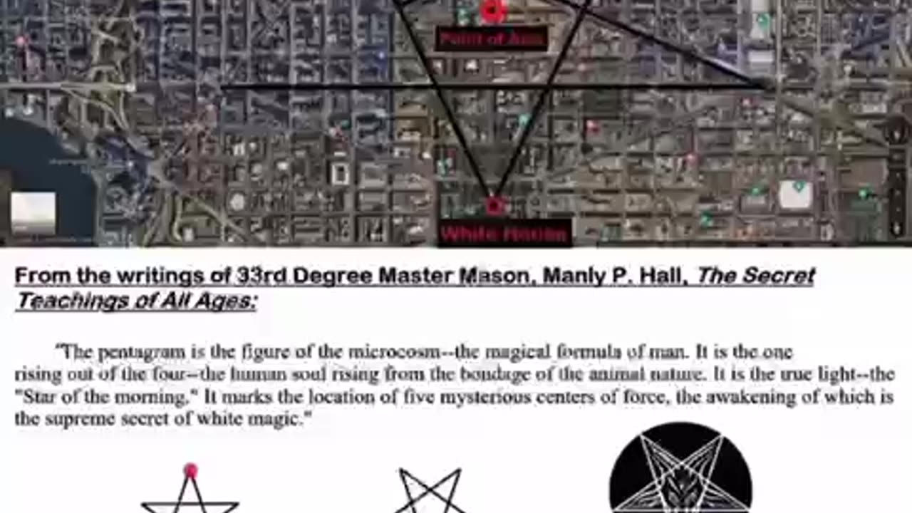 Satanic Masonic Layout of Washington DC