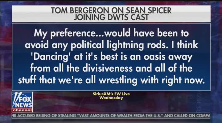 Sean Spicer reacts to ballroom backlash over 'DWTS' booking