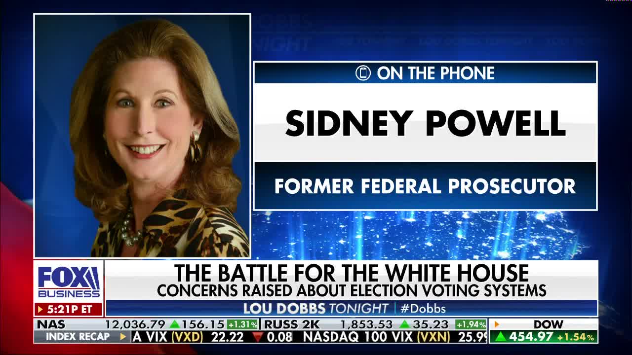 Sidney Powell, Lou Dobbs 12_23