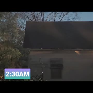 8k in backyard & pictures in middle of the night