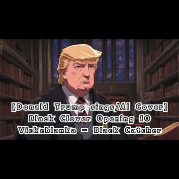[Donald Trump sings/AI Cover] Black Clover Opening 10 Vickeblanka - Black Catcher