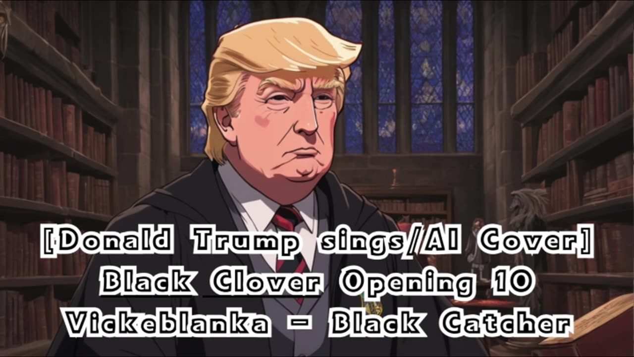 [Donald Trump sings/AI Cover] Black Clover Opening 10 Vickeblanka - Black Catcher