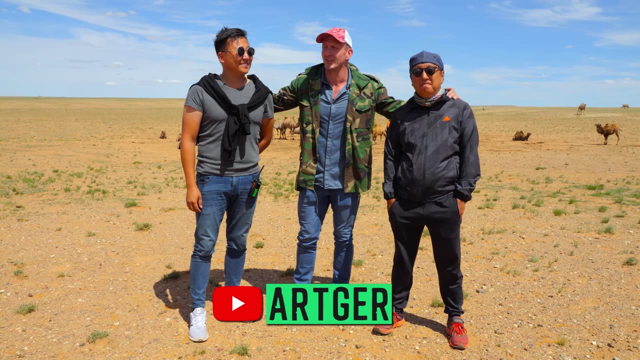 Eating Rare Double Humped Mongolian Camel!! Gobi Desert Nomad Life!!