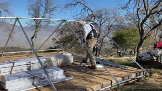 Constellation Deck Glamping tent assembly