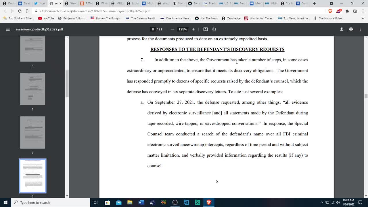 Durham Discovery, OIG Has 2 James Baker Phones, Kazak Blackout, GA Dropbox Problems