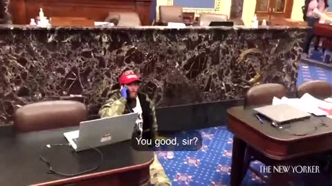 Viking Storms the Senate Wing