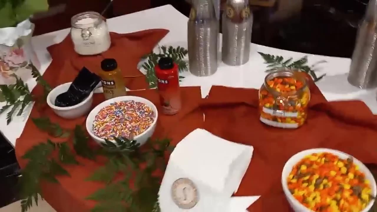 The Selection Of Ice Cream Toppings At A Banquet Revealed