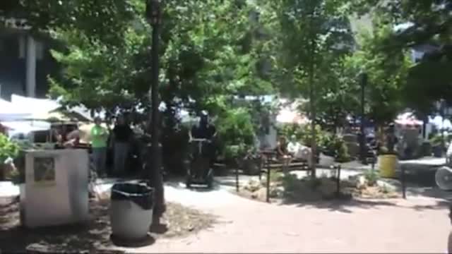 CRAZY Bele Chere Street Preacher!! - Asheville, NC - Kerrigan Skelly (2009)