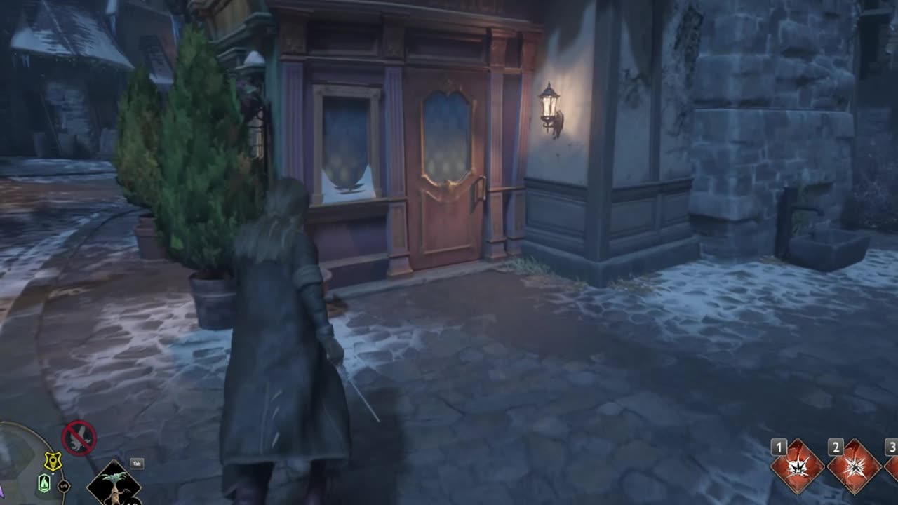 Anyone else run into the three door house in Hogsmeade?