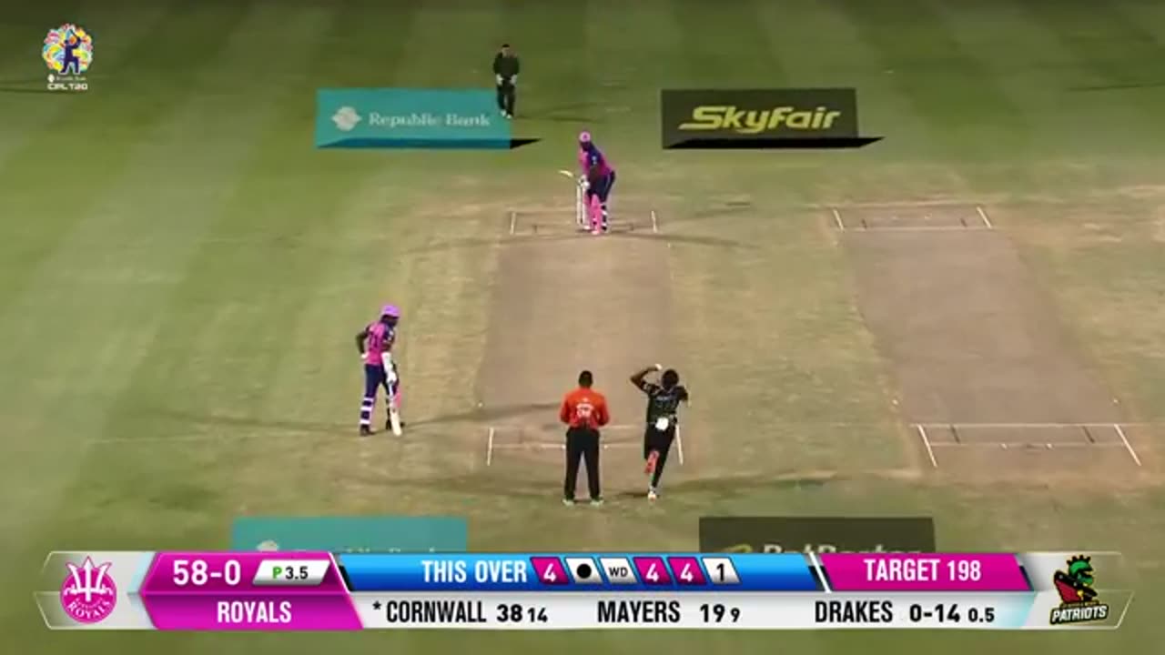 Highlights St Kitts and Nevis Patriots vs Barbados Royals CPL 2023