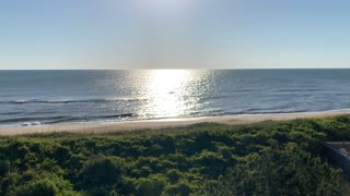 Calm morning at the beach