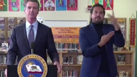 Newsom orders COVID-19 vaccines for students in California, the first K-12 school mandate in the United States.