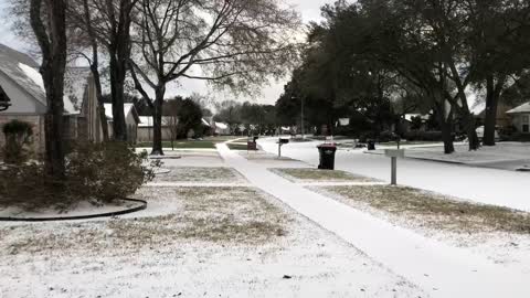 Snowfall, Katy, Tx