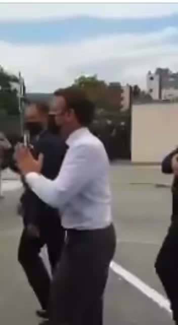 President of France SLAPPED