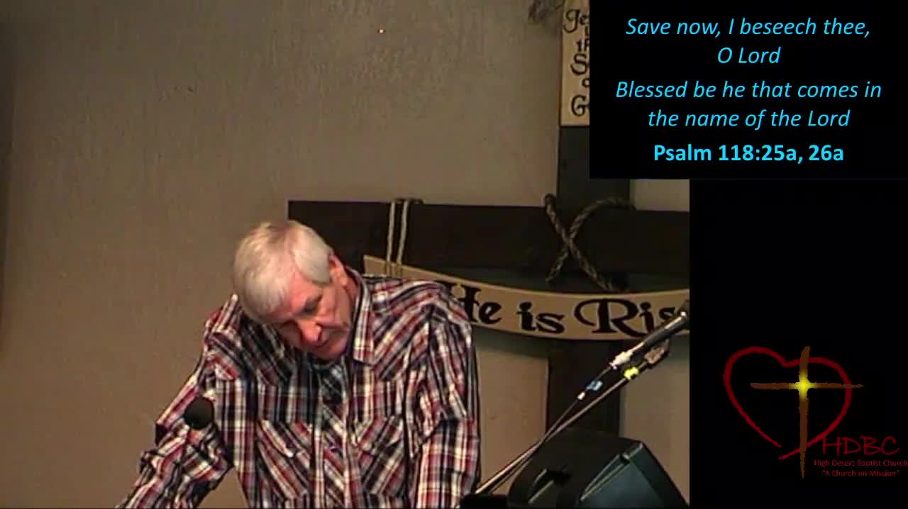 2022-04-10 HDBC - Perfected Praise - Matthew 21_6-16 with Pastor Mike Lemons