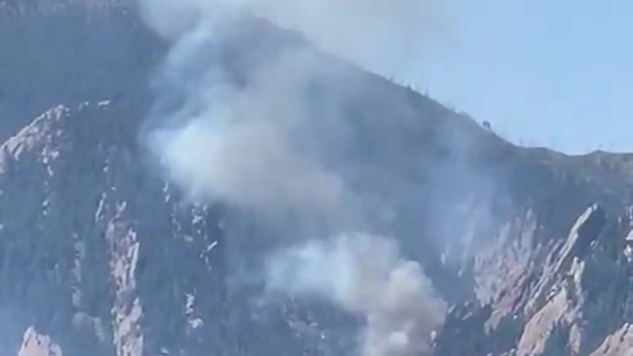 Wildland fire reported on NCAR in Boulder, Colorado