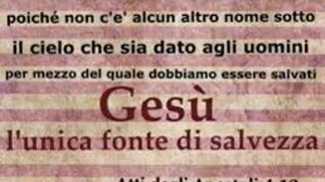 Non vi è sotto il cielo altro nome dato agli uomini in virtù del quale possano essere salvati Festa del Santissimo. Nome di Gesù Domenica 2 Gennaio 2022 Atti degli apostoli 4:12