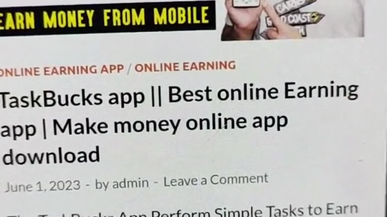 Online earning