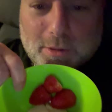 My wife is MEAN! She says instead of eating Steak Pizza and Meatballs eat Fruit!