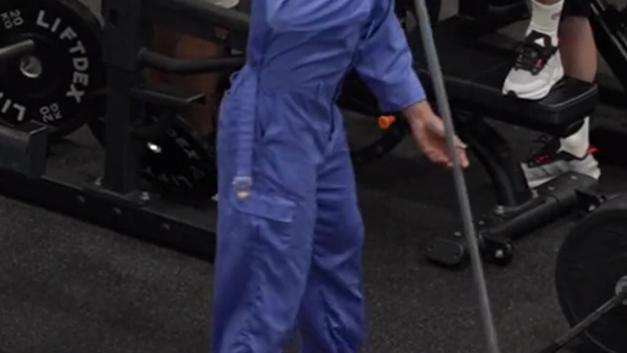 Gym instructor wouldn’t believe Cleaner lifting weights