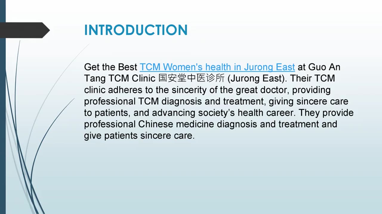 Get the Best TCM Women's health in Jurong East