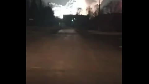 powerful explosion near Kiev. Ukraine 03/04/2022